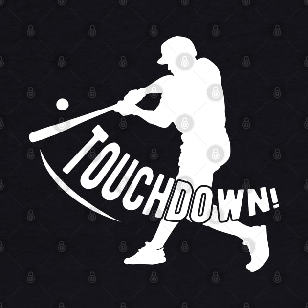 Baseball Player - Touchdown! by KC Happy Shop